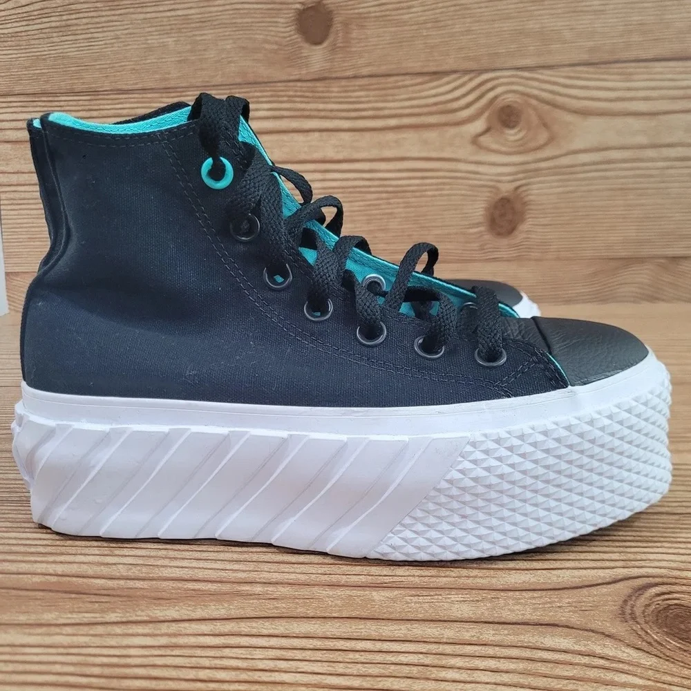 Chuck Taylor All Star Hi Lift 2X Platform Top Sneakers Size 5 - Picture 5 of 8